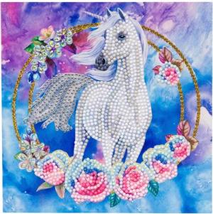 CRAFT Buddy Malvorlage Diamond Painting Crystal Art Card, 18 cm x 18 cm