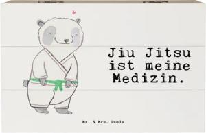 Mr. & Mrs. Panda Dekokiste Panda Jiu Jitsu Medizin - Weiß - Geschenk, Danke, Selbstverteidigung, (1 St)