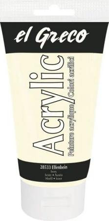 Kreul Acrylfarbe Kreul el Greco Acrylic Tube elfenbein 150 ml