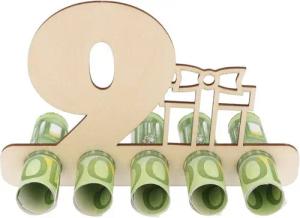 Spruchreif® Spardose Originelle Geldgeschenke Zahlen, Geschenk zum Geburtstag für Kinder