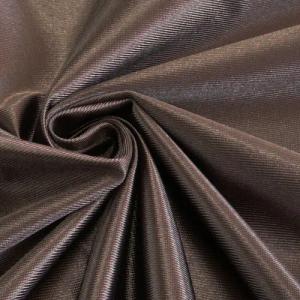 Stoff Glanzstoff Fasching Bekleidungsstoff dunkelbraun 1,5m Breite