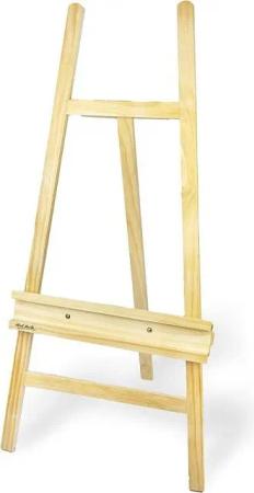 Mont Marte Leinwandstaffelei 122 cm Höhe – Kiefernholz – Ideale Holzstaffelei für Leinwände, Keilrahmen bis 100 cm – Perfekt für Ateliers, Veranstaltungen, Events