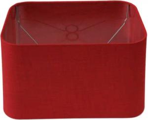 Dirk Davids Leuchten GmbH Lampenschirm Rechteckig Rund Fino rot TL 45-40-27
