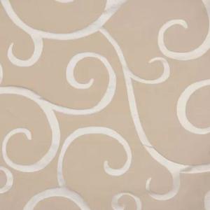 Rasch TEXTIL Stoff Rasch Textil Dekostoff raumhoch Curl Ranken Schnörkel beige 300cm, überbreit