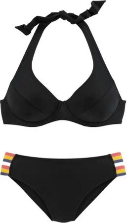 Vivance Bügel-Bikini mit gestreiften Gummibändern