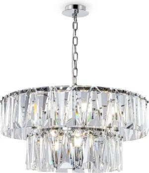 Maytoni Hängeleuchte, Pendellampe Pendelleuchte Kristallleuchte Kristalllampe Metall Chrom