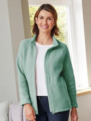 Wollfleece-Jacke