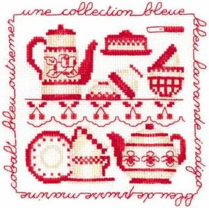 Le Bonheur des Dames Kreativset Le Bonheur des Dames Kreuzstich Set "Rote Kollektion", Zählmuster, 11., (embroidery kit by Marussia)