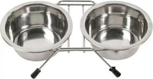 DUVO+ Napf-Set Dinner Set Napfständer + Näpfe für Katzen