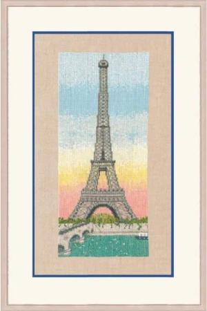 Le Bonheur des Dames Kreativset Le Bonheur des Dames Kreuzstich Set "Der Eiffelturm", Zählmuster, 10,5, (embroidery kit by Marussia)