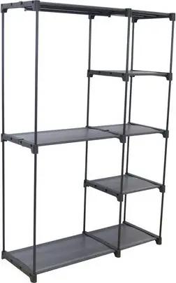 moebel-direkt-online Kleiderschrank Luna (Kompakt-Garderobe, Begehbarer Kleiderschrank)