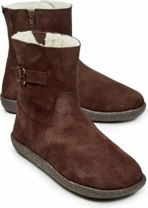 Reißverschluss-Bootie Naturform