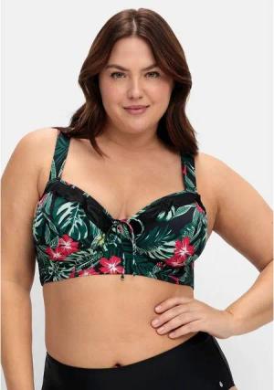 Sheego Bügel-Bikini-Top Große Größen, mit Formbügel und Kontrast-Volants