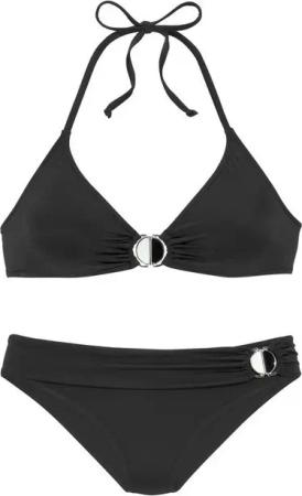 JETTE Triangel-Bikini mit Zier-Accessoires