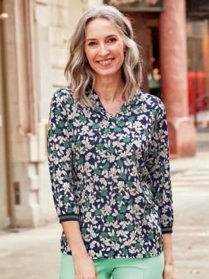 Stretch-Bluse Viskose