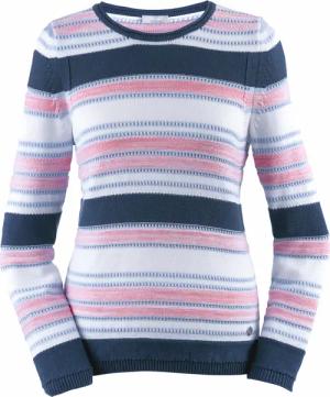 Baumwoll-Pullover Ajour