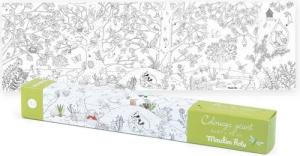 Moulin Roty Malvorlage Riesiges Ausmalposter Le botaniste Ausmalbild 150x45cm