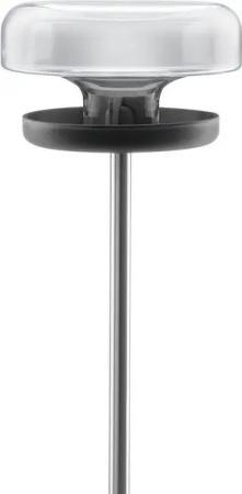 Eva Solo Futterstation Futtertisch / Vogelfutterstation 2 l, Material - Vorratsbehälter: Glas, Futterplatte: Nylon, Stab: Edelstahl
