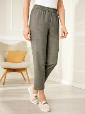 7/8 Schlupfbundhose Reise-Leinen