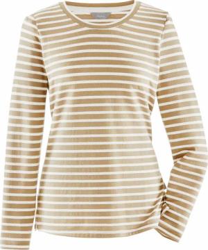 Langarm-Shirt Strukturstreifen