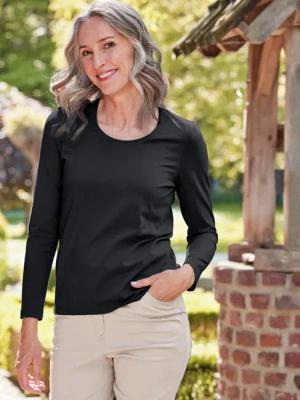 Langarm-Shirt Baumwolle