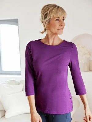 Baumwoll-Shirt 3/4 Arm