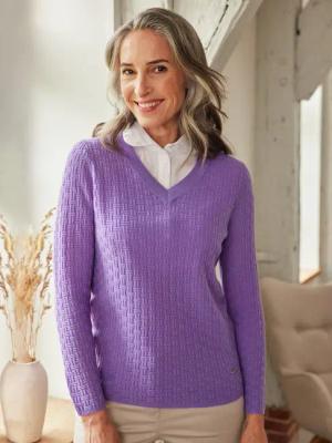 Woll-Pullover Struktur