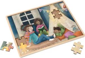 EDUPLAY Lernspielzeug Puzzle Abend-Geschichten Integration