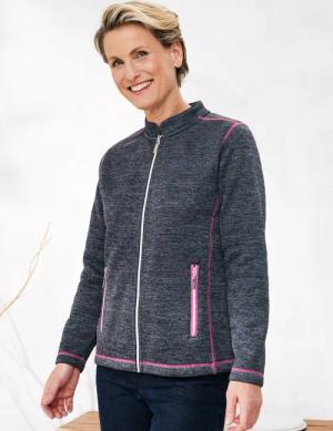 Strickfleecejacke