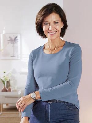 Langarm-Shirt Baumwolle
