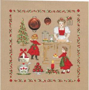 Le Bonheur des Dames Kreativset Le Bonheur des Dames Kreuzstich Set "Weihnachtsaccessoires", Zählmuste, (embroidery kit by Marussia)