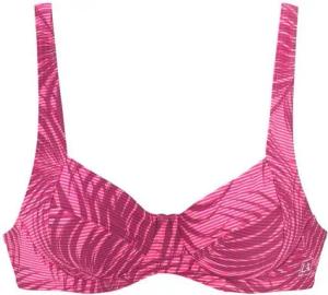 LASCANA ACTIVE Bügel-Bikini-Top Coal, im Mustermix aus Palmen und Streifen