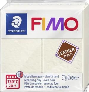 STAEDTLER Bastelnaturmaterial FIMO leather-effect elfenbein 57 g