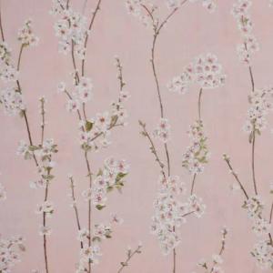 Prestigious Textiles Stoff Dekostoff Baumwolle Mandelblütenzweige rosa 140cm