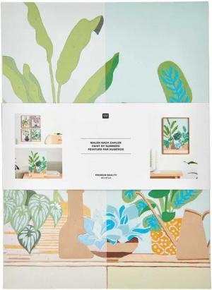 Rico Design Malvorlage Pflanzen, 26 cm x 37 cm