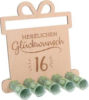 Spruchreif® Spardose Witziges Geldgeschenk, Gutscheinverpackung, Geschenk Jubiläum