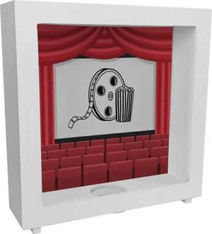 speecheese Spardose Kino Filmfans Rahmen Spardose aus Holz