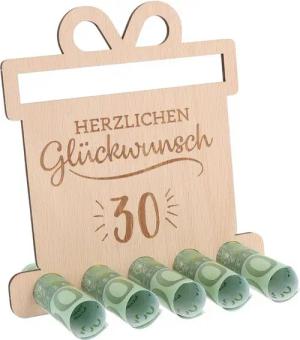 Spruchreif® Spardose Witziges Geldgeschenk, Gutscheinverpackung, Geschenk Jubiläum