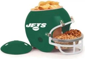 New York Jets Snackschale Snack Helm, Kunststoff, original Größe