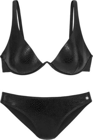 JETTE Bügel-Bikini mit modischer Glanzbeschichtung