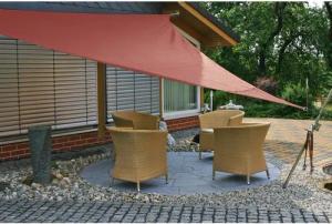 EDUPLAY Sonnensegel 3,6x3,6x3,6m, Dreieck, wasserabweisend