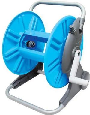 PROREGAL® Bewässerungssystem Schlauchtrommel 1/2"L-50m, 3/4" L-30m Aquacraft, Profi