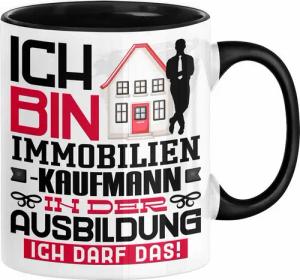 Trendation Tasse Immobilienkaufmann Ausbildung Tasse Geschenk Ich Bin Immobilienkaufman