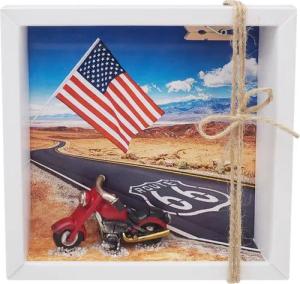 ZauberDeko Geschenkbox Geldgeschenk Verpackung Gutschein Urlaub Motorrad USA Route 66 Amerika