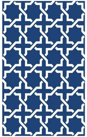 Jet-Line Outdoorteppich Garten Outdoor Teppich Modern blau 90x150 cm