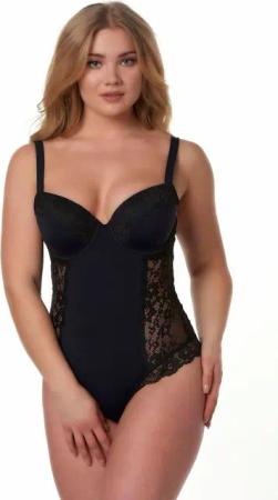 After Eden D-cup & up Body MILA mit floralen Spitzenakzenten