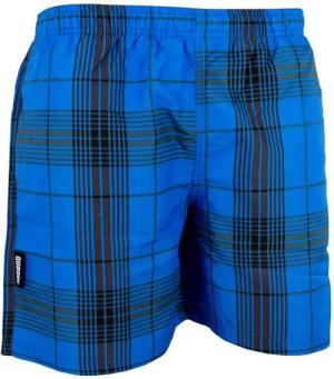 GUGGEN Mountain Badehose Badehose Herren Beachshorts Boardshorts kariertes blau grau Schnelltrocknende Badeshorts kariertes blau grau Muster