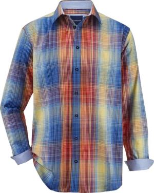 Hemd MILANZARO Babista blau