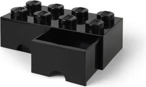 Room Copenhagen Aufbewahrungsbox LEGO® Storage Brick 8 (1x Aufbewahrungsstein mit 2 Schubladen, 1 St., 8 Noppen 50 x 25 x 18 cm), Baustein stapelbar