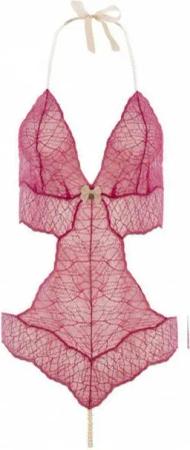 Bracli Body-Ouvert Sydney SINGLE Perlenbody rot L